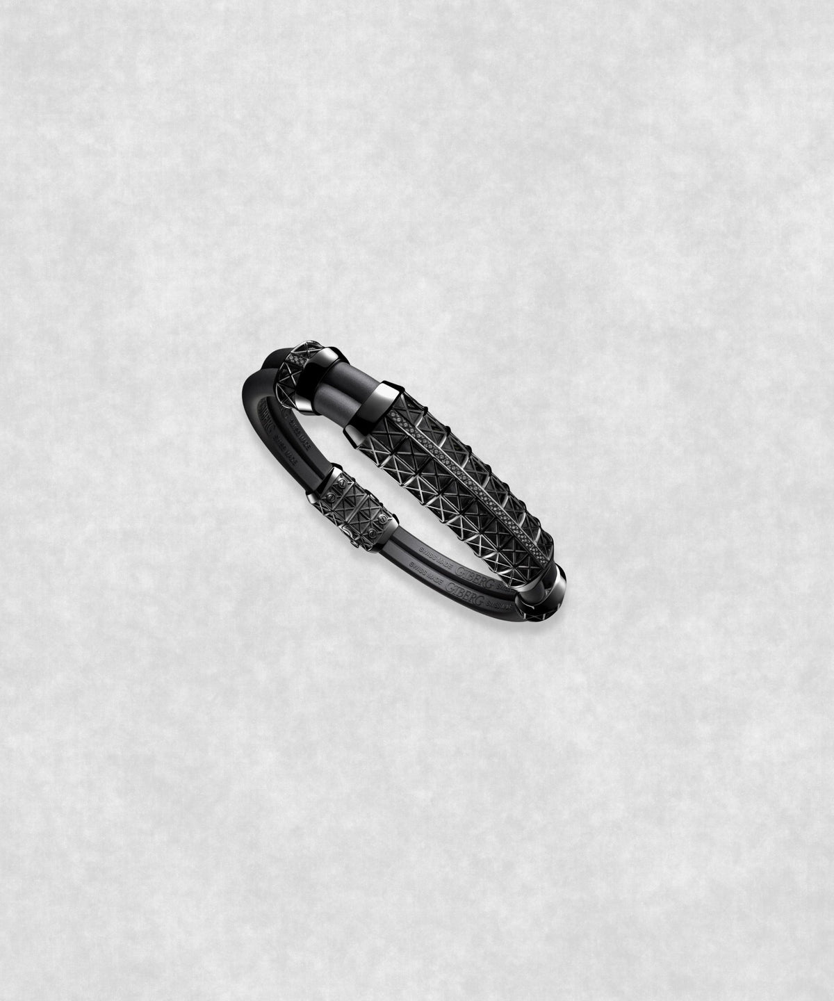 PULSERA CHAPADA EN ORO BLANCO
