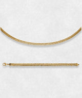 Osiris Collection - Necklace and Bracelet 18k Gold Jewelery