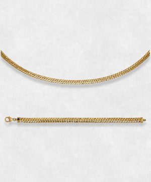 Osiris Collection - Necklace and Bracelet 18k Gold Jewelery
